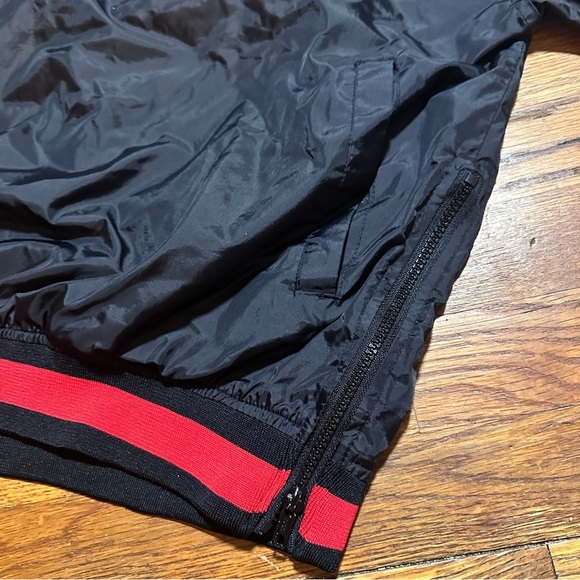 Vintage 90s/Y2K Rawlings Black Cheerleader Pullover Windbreaker Jacket Sporty - Picture 4 of 13